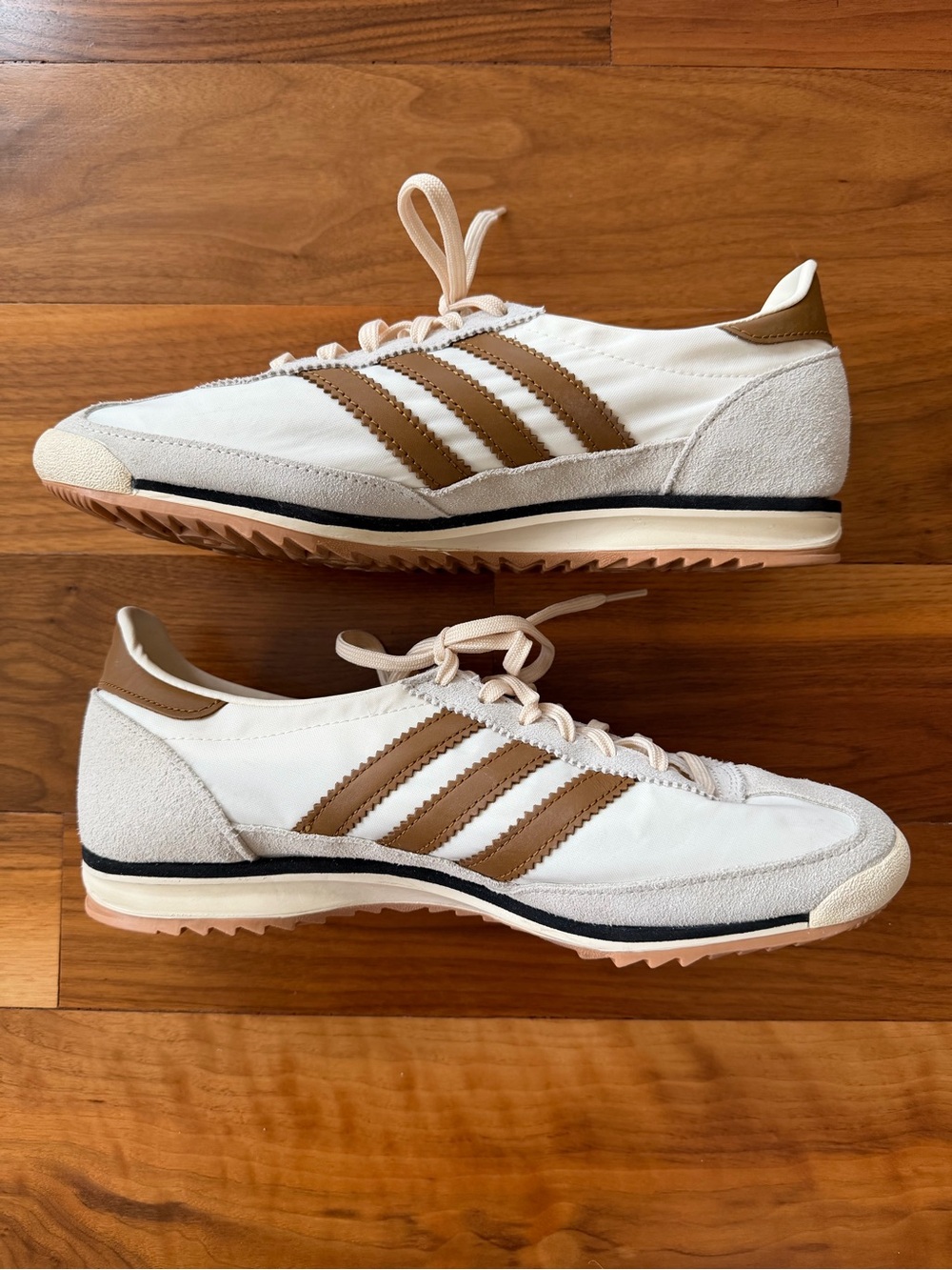 adidas Originals SL 72 OG Womens Sneakers Cream Bronze Strata Sz 9 Retro Terrace - Picture 4 of 16
